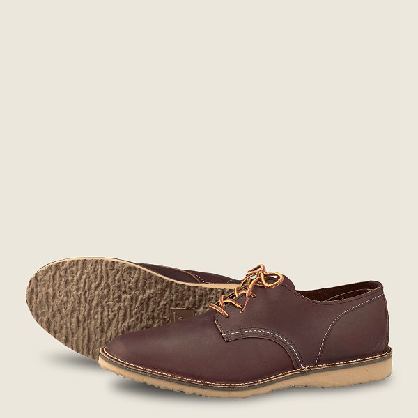 Red Wing Oxford Hombre Marrom - Weekender – Rough & Tough Cuero - 463-LVQOZI